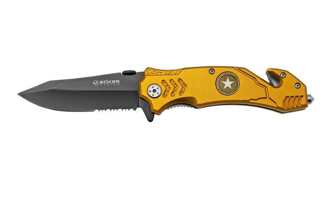 B ker Magnum Army Rescue 01LL471 pocket knife Advantageously