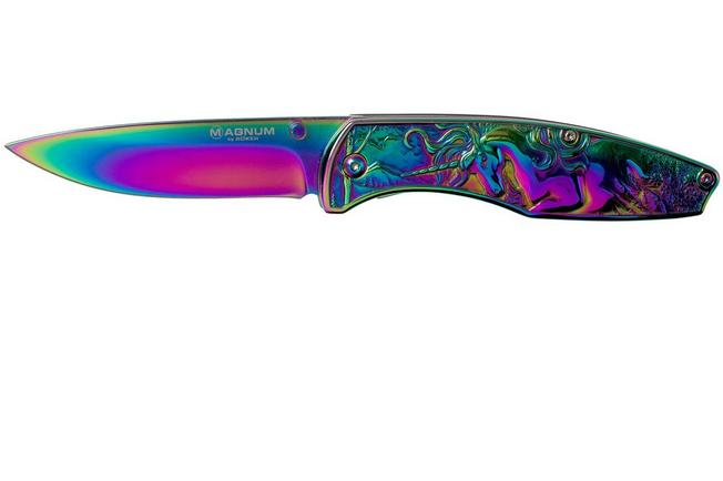 Böker Magnum Anna's Rainbow Unicorn 01MB231 coltello da tasca