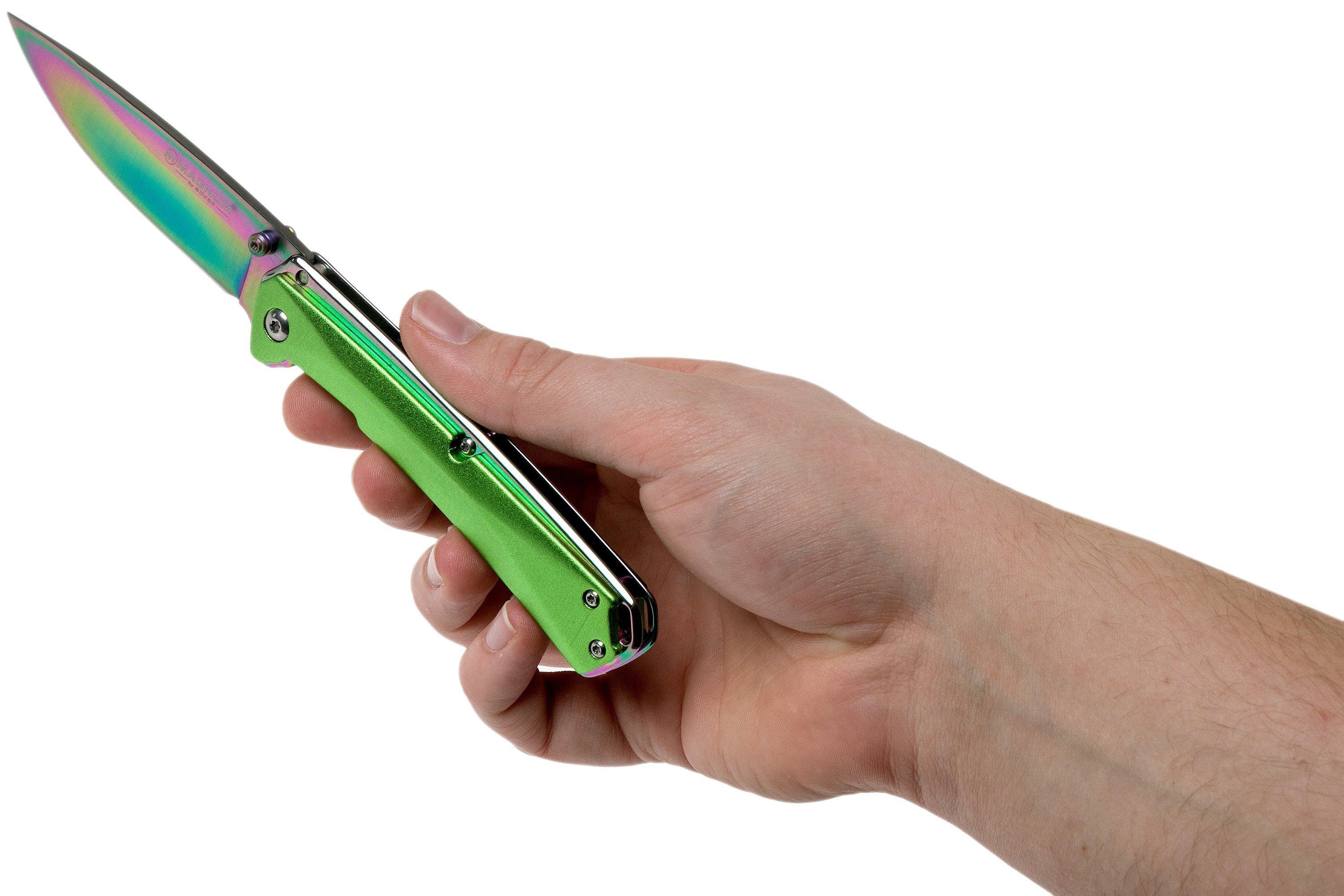 Böker Magnum Matte Rainbow 01MB730 pocket knife Advantageously