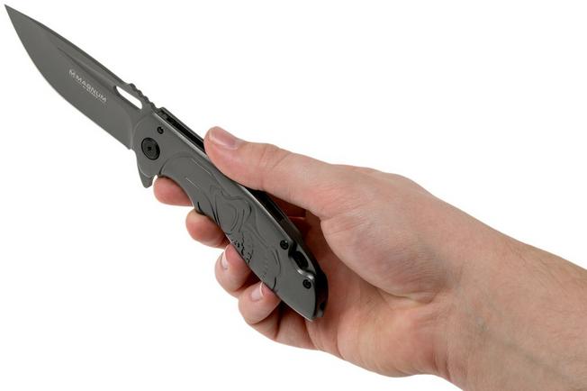 Bild für Böker Magnum Massive Half Skull 01RY316 Taschenmesser