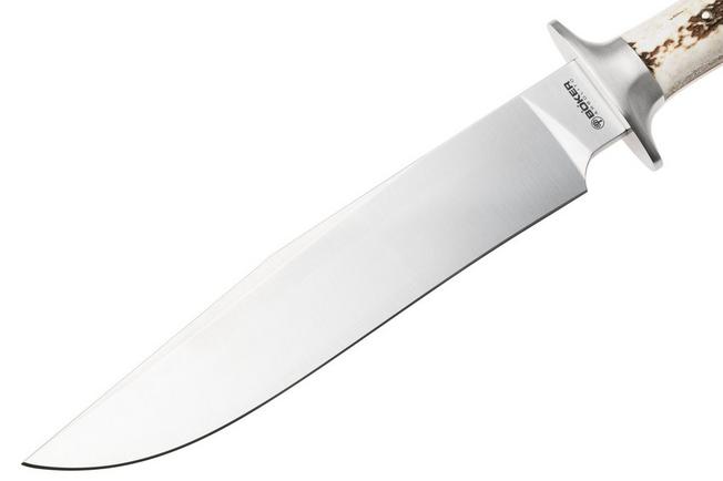 Afbeelding voor Böker Arbolito Toro HX 02BA595HX, Satin ACX 390, Stag Horn, jachtmesBöker Arbolito Toro HX 02BA595HX, Satin ACX 390, Stag Horn, jachtmes