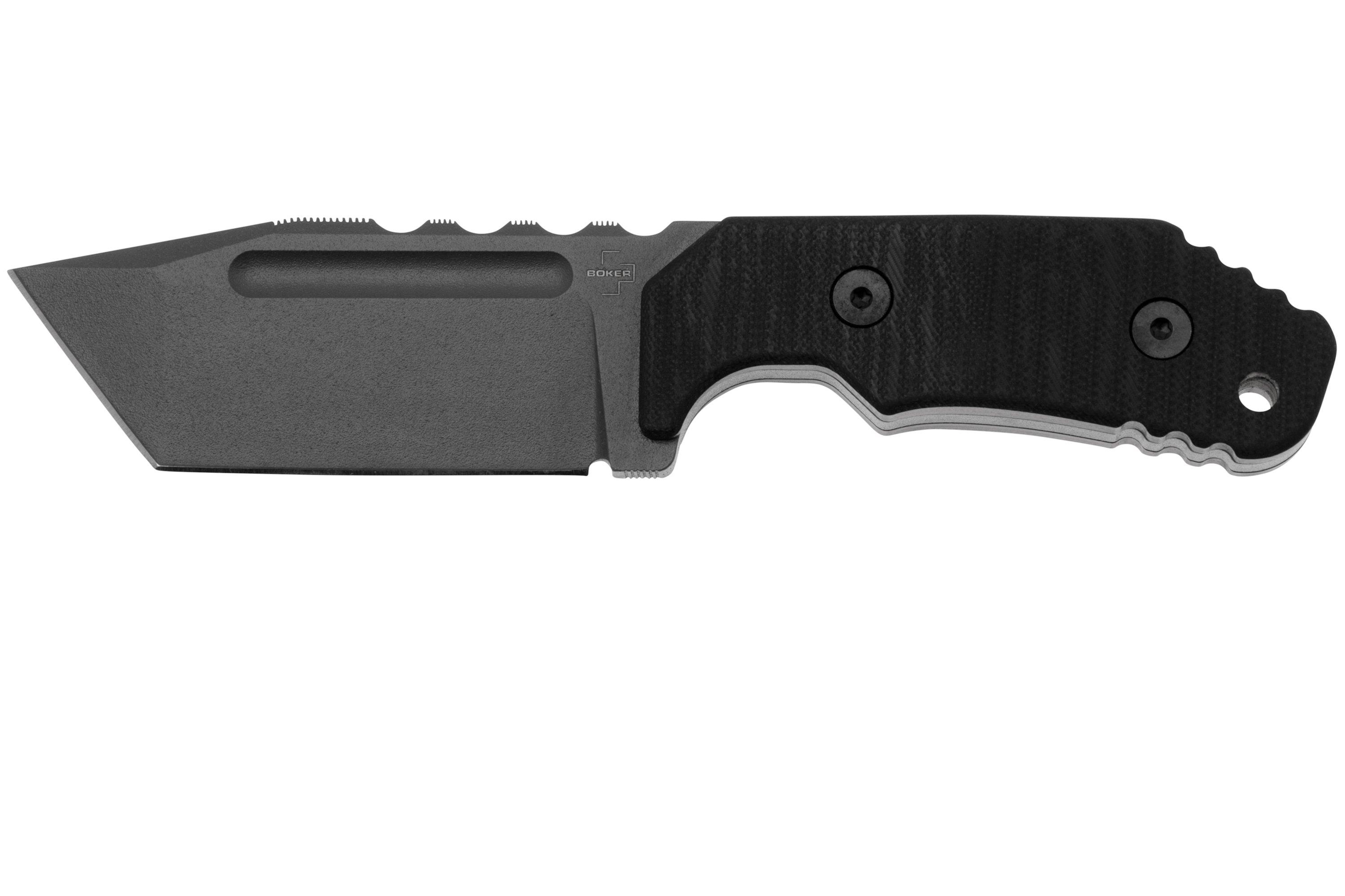 Böker Plus Little Dvalin Black Tanto 02BO034 fixed knife, Midgards
