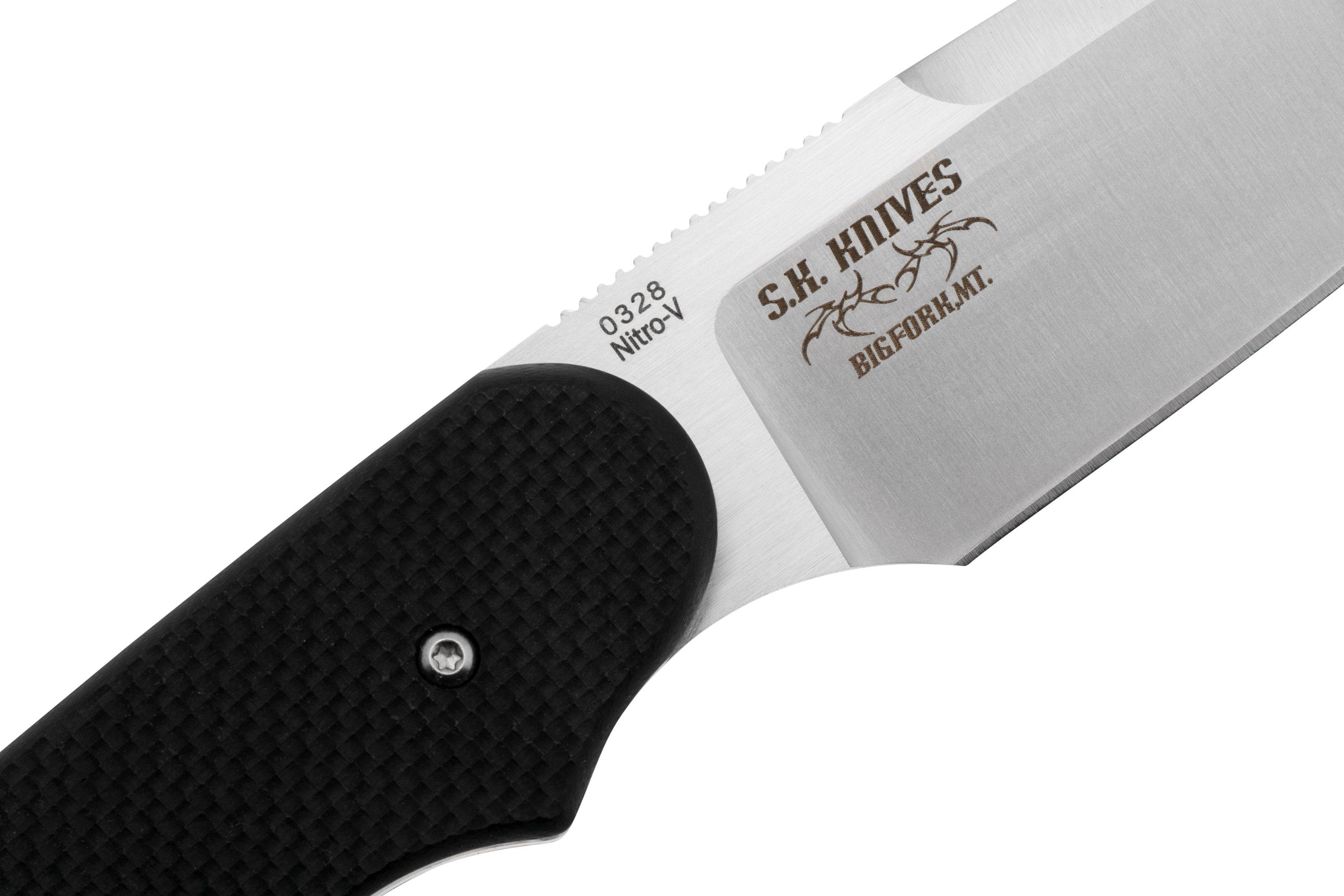 Böker Plus Trailmate 02BO097 Satin Nitro-V, Black G10, Fahrtenmesser ...