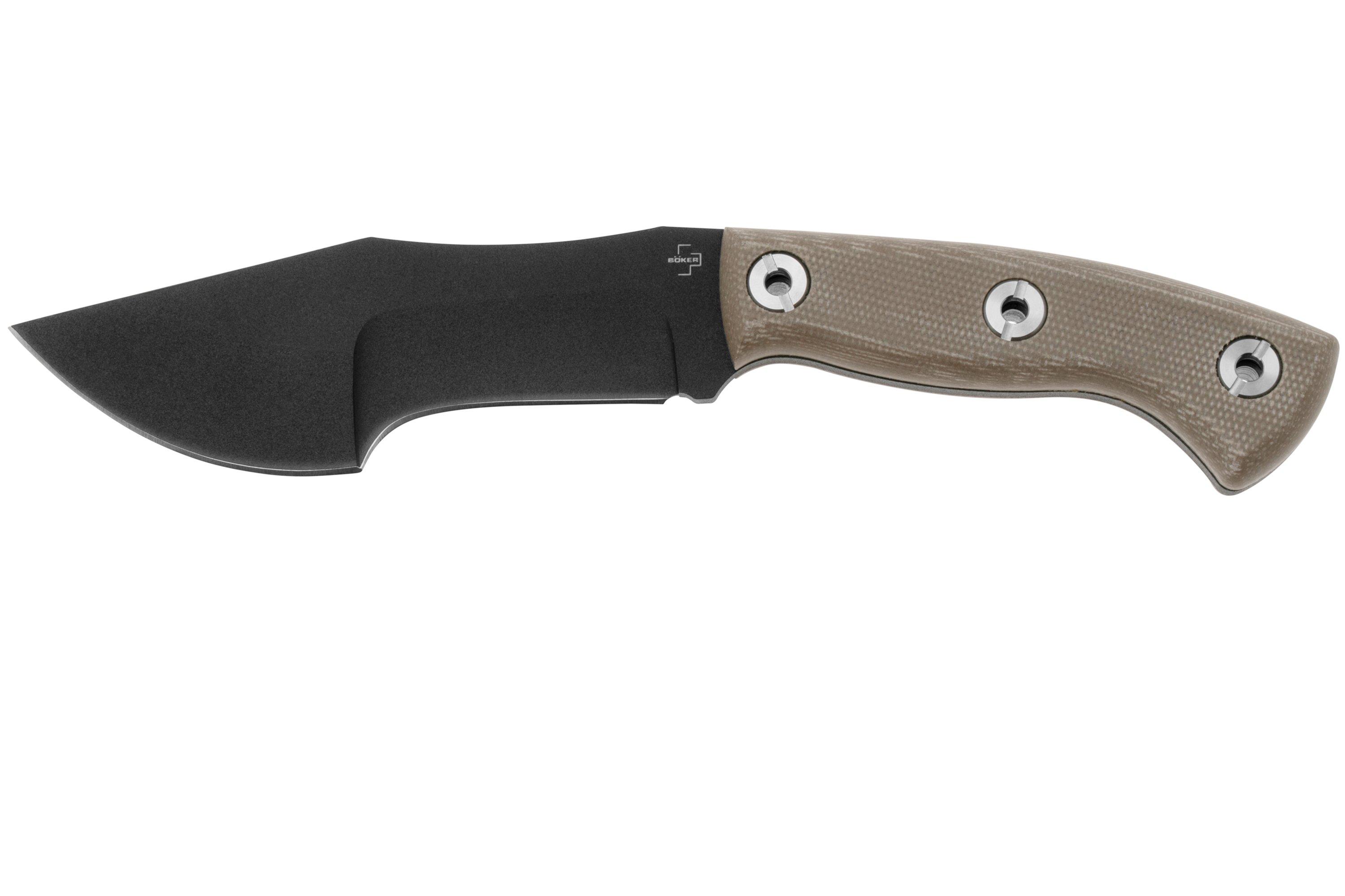 Böker Plus Mini Tracker 2.0 Micarta 02BO113 survival knife, Dave Wenger ...