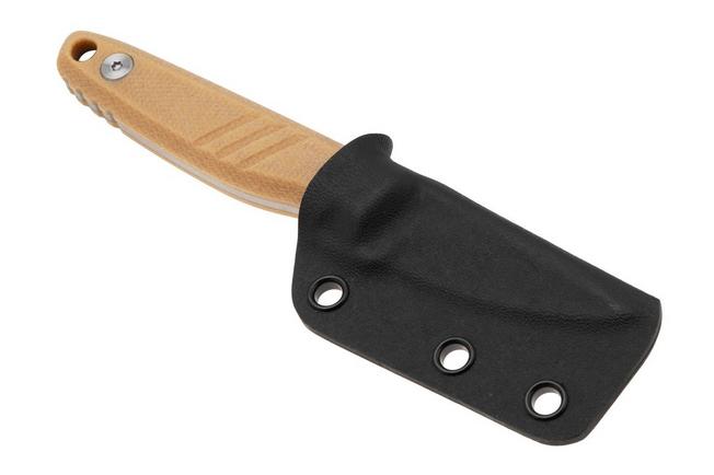 Afbeelding voor Böker Plus Five Point Nine 02BP0008 Stonewashed 440C, Brown Micarta, vaststaand mes