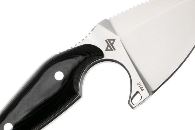 Immagine per Böker Plus Enki 02BP0011 Satin D2, Black Polished Micarta, coltello fisso, Engelbert Czaja design
