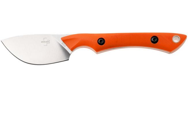 Afbeelding voor Böker Plus M.U.K. 02BP0023 Satin 14C28N, Orange G10, vaststaand mes