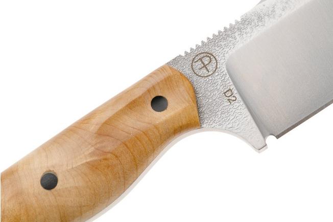 Afbeelding voor Böker Plus Overnighter 02BP0025 D2 Burl Wood, vaststaand mes