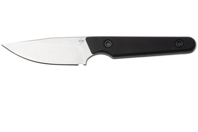 Afbeelding voor Böker Plus Sentinal 02BP0027 Stonewashed 14C28N, Black G10, vaststaand mes