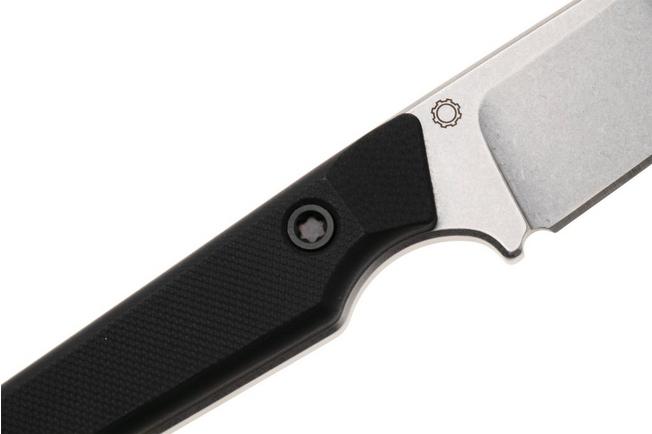 Afbeelding voor Böker Plus Sentinal 02BP0027 Stonewashed 14C28N, Black G10, vaststaand mes