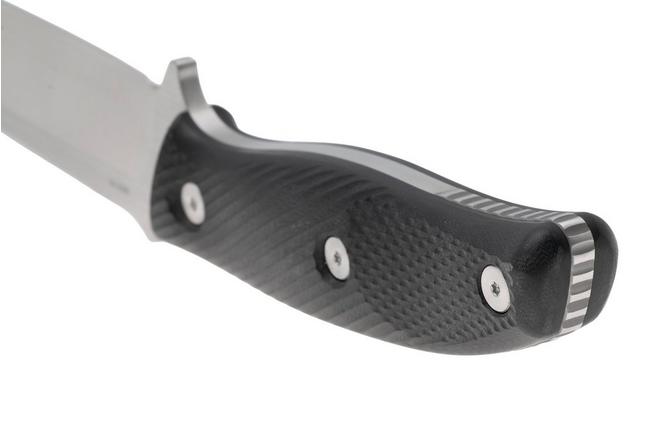 Afbeelding voor Böker Magnum Collection 2025 02MAG2025 Satin BKR-10, Textured Black G10, Limited Edition zakmes