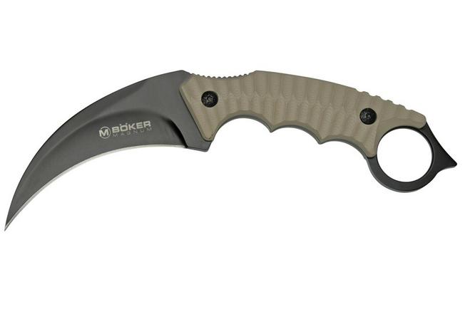 Nuevo cuchillo táctico de combate militar de karambit fijo con