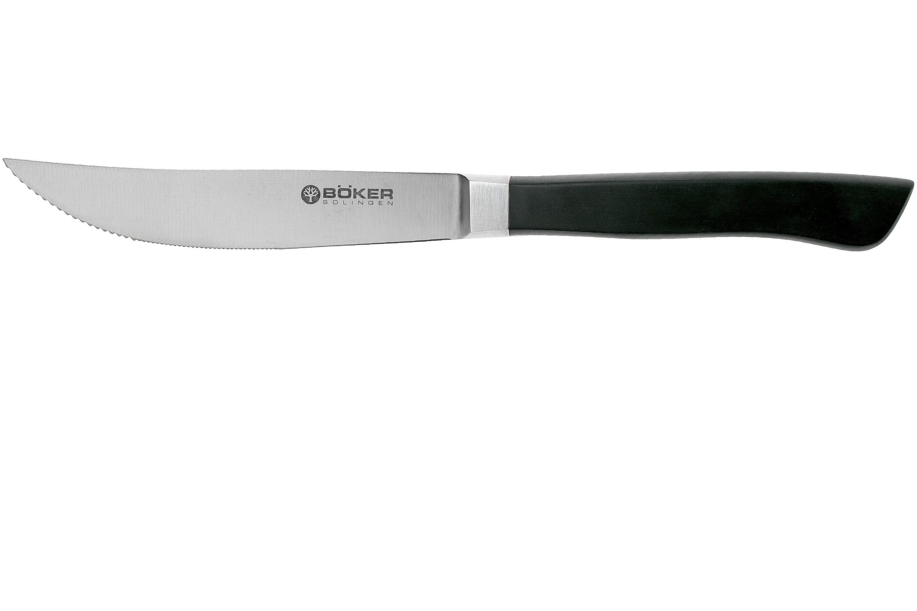 Böker steak knife POM, black, 11 cm Advantageously shopping at