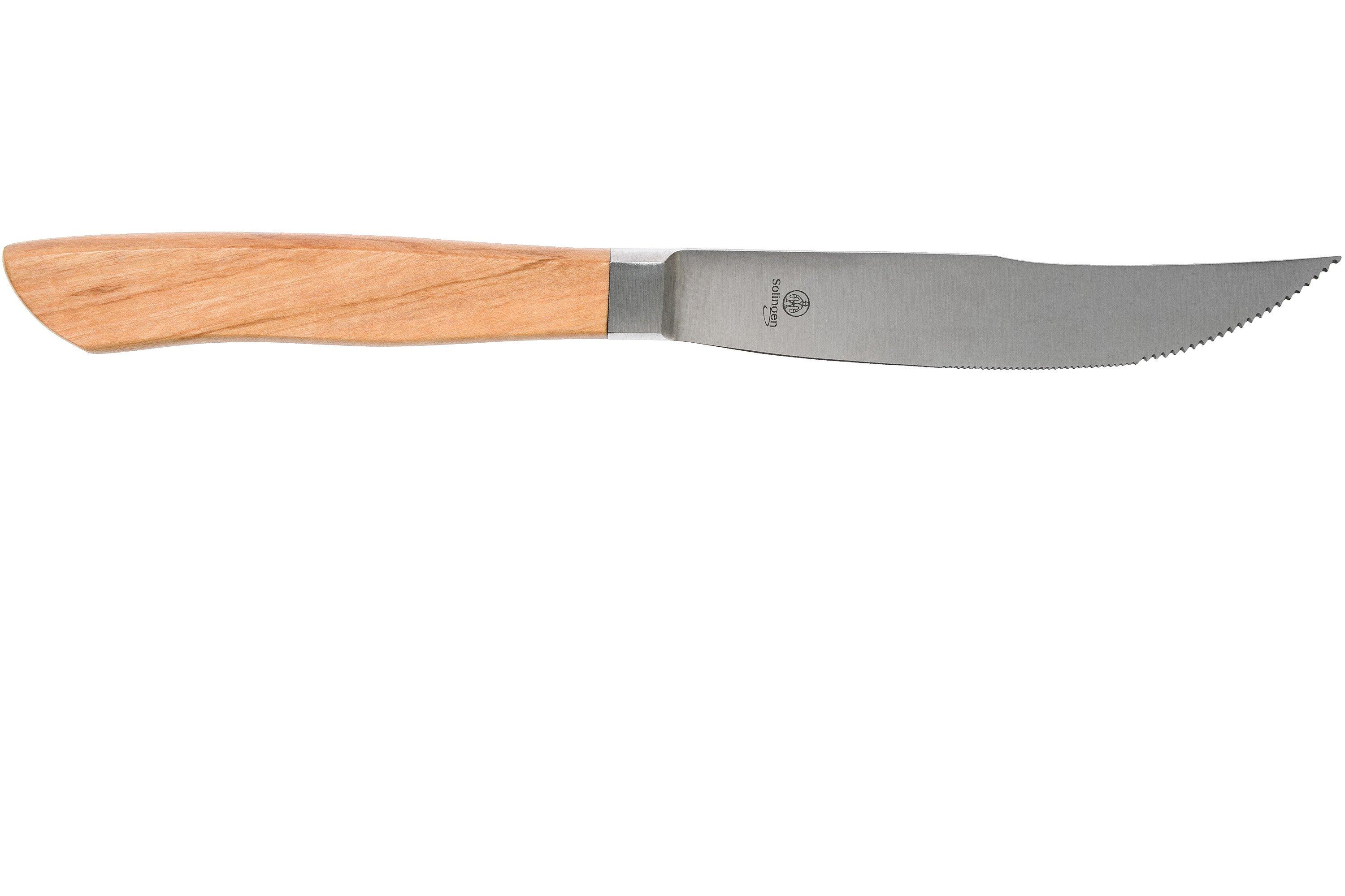 Böker steak knife olive, 11 cm Advantageously shopping at
