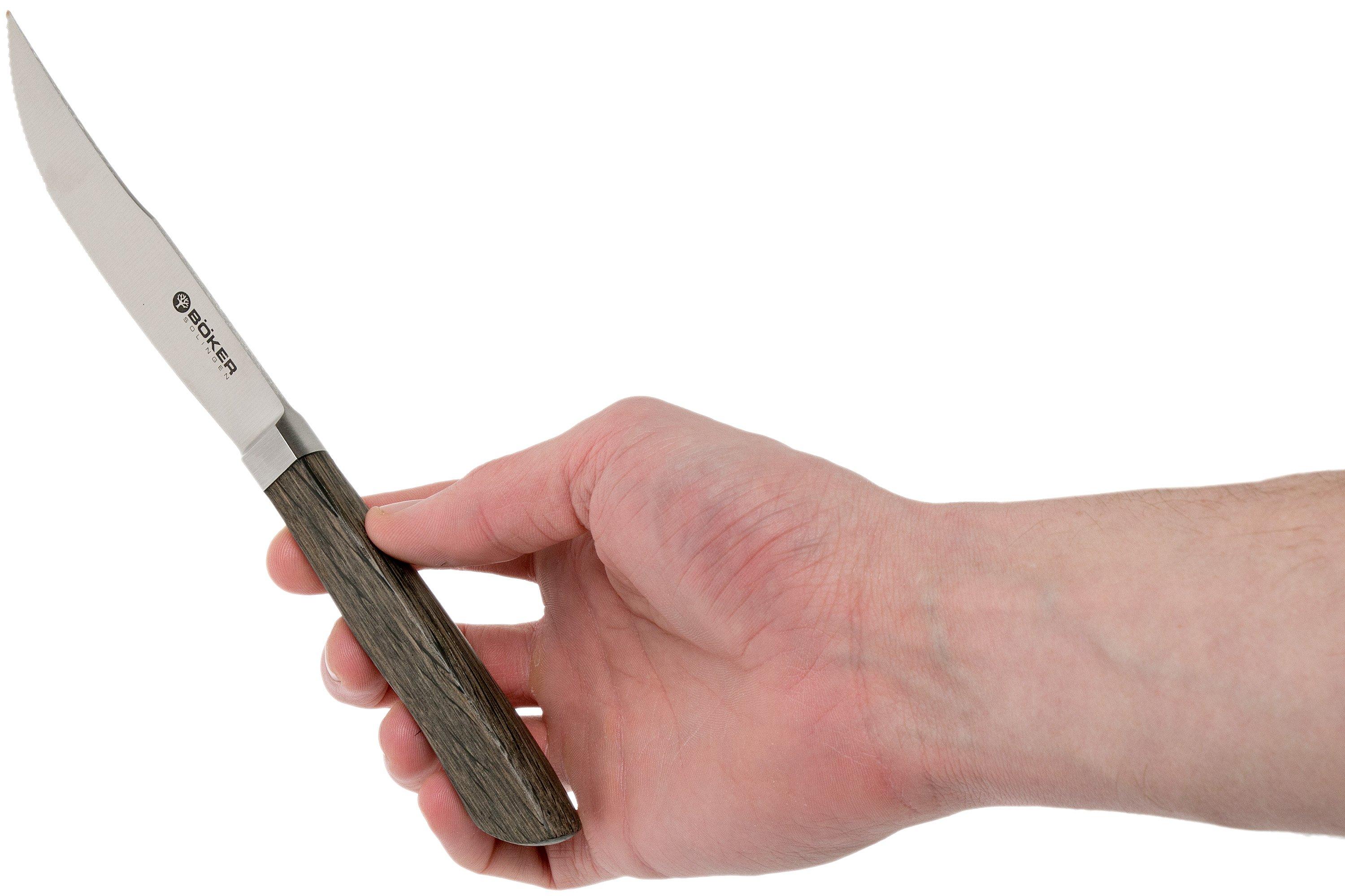 Böker steak knife bog oak, 11 cm Advantageously shopping at