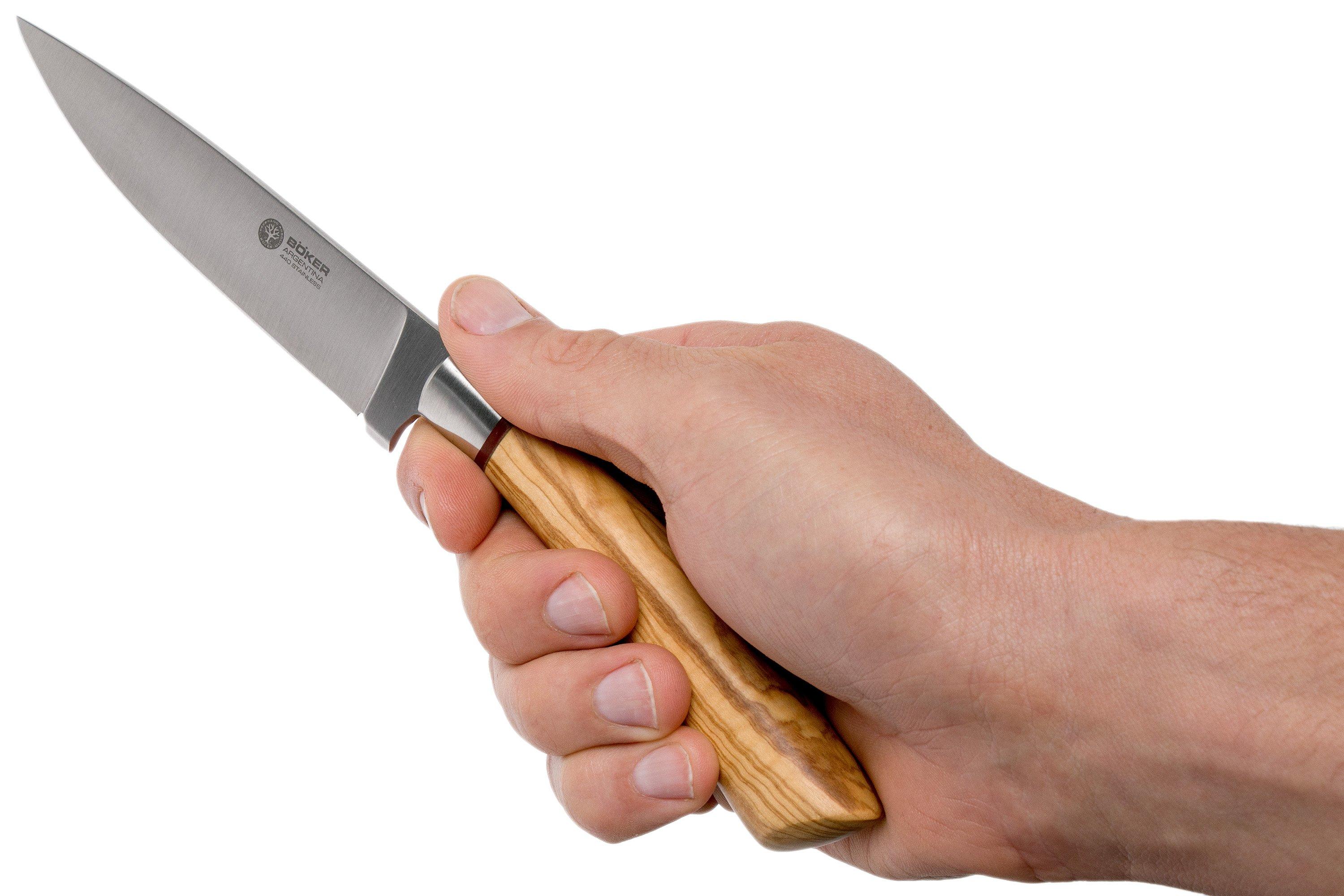 Böker Arbolito Gaucho Olive steak knife 12.3 cm 03BA5730