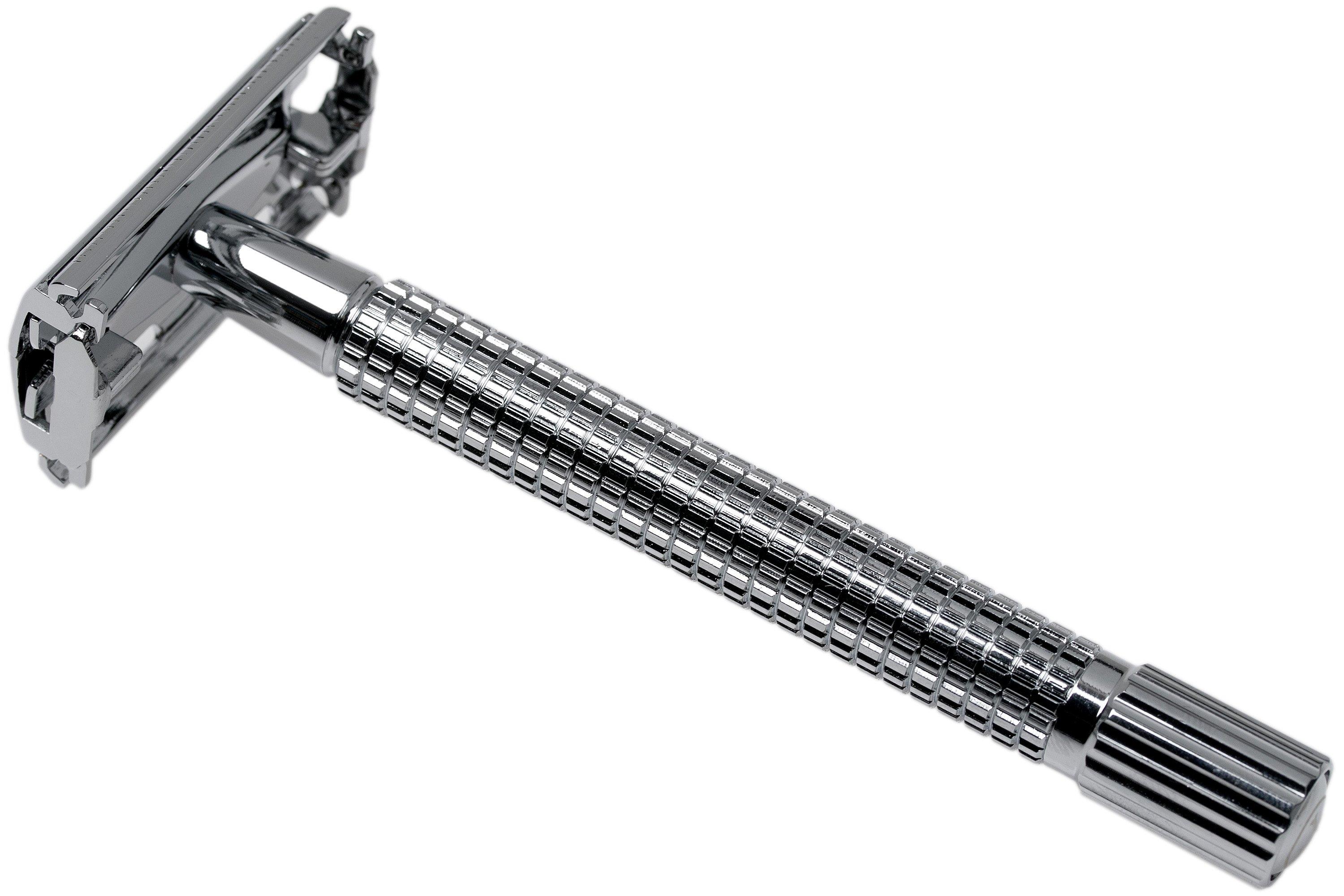 Böker Safety Razor Butterfly L Chrome 04BO217 rasoir classique, chromé ...