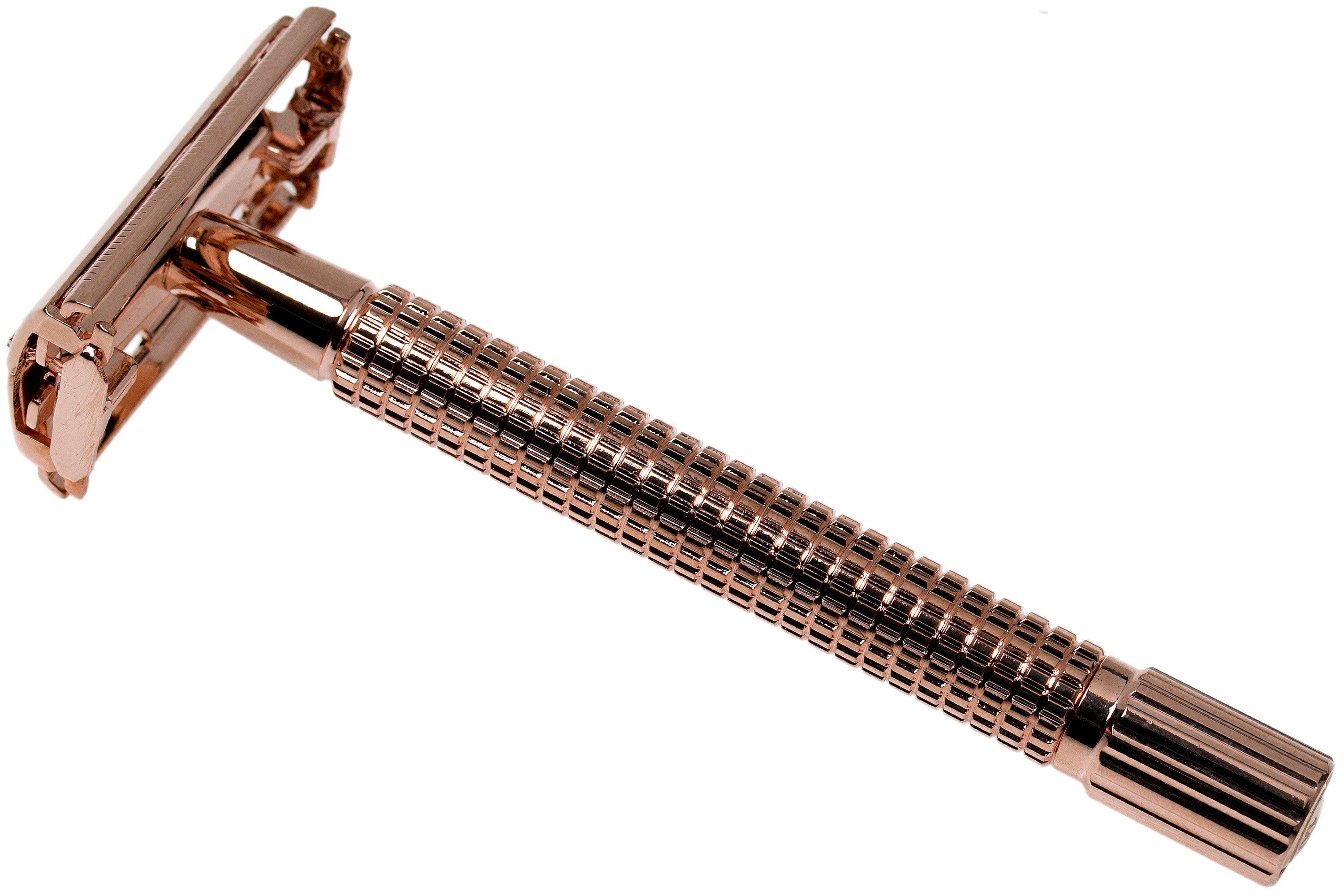 Böker Safety Razor Butterfly L Rose Gold 04BO218 rasoir classique, or ...