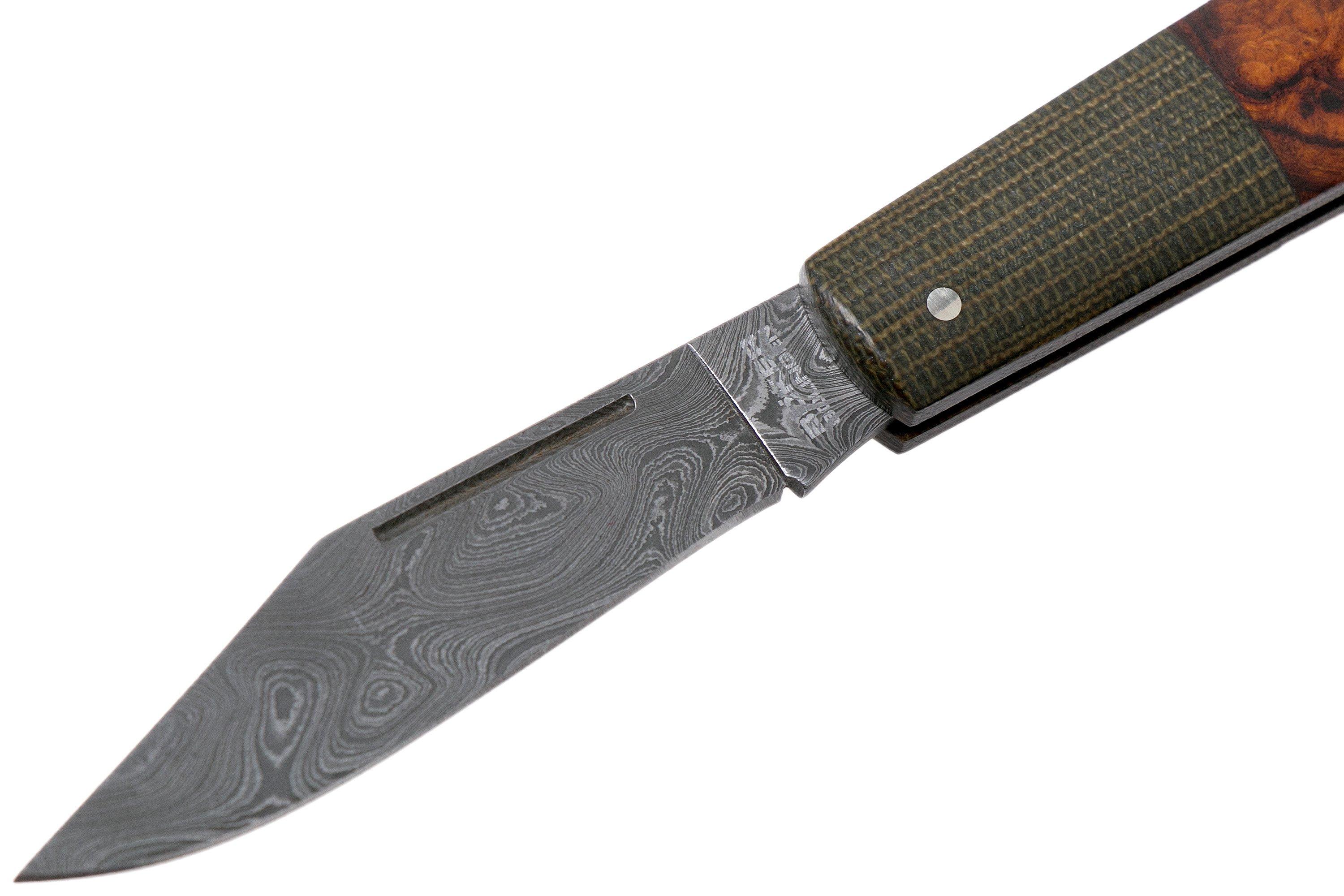 Böker Barlow Integral Desert Ironwood Leopard Damascus 100501DAM pocket ...