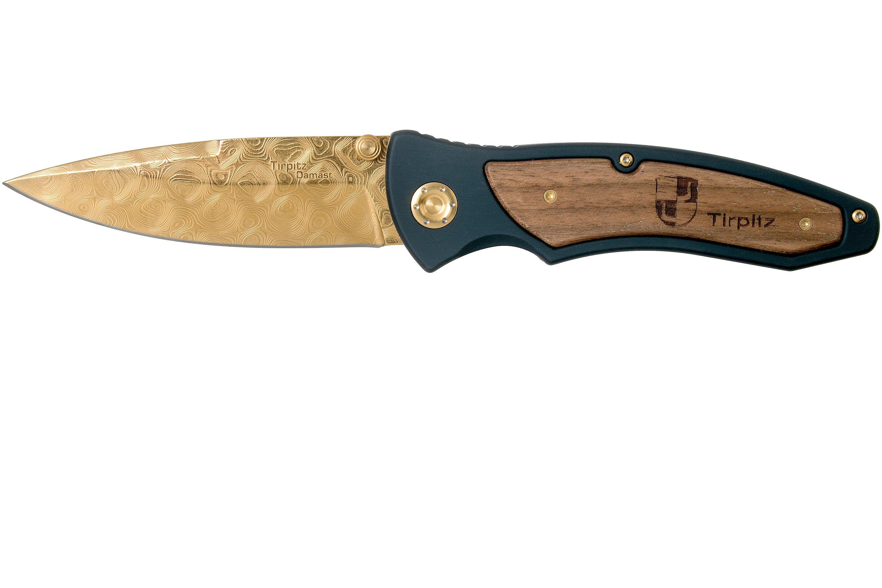 Böker Tirpitz Damast Gold Limited Edition 110194DAM pocket knife