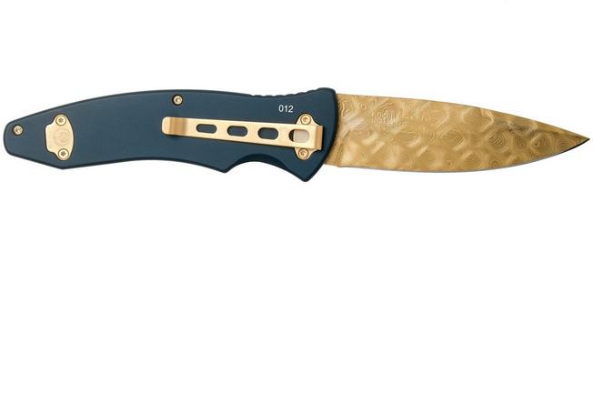 Afbeelding voor Böker Tirpitz Damast Gold 42 Limited Edition 110196DAM zakmes