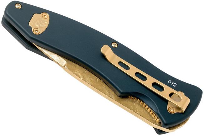 Afbeelding voor Böker Tirpitz Damast Gold 42 Limited Edition 110196DAM zakmes