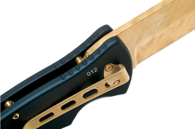 Afbeelding voor Böker Tirpitz Damast Gold 42 Limited Edition 110196DAM zakmes