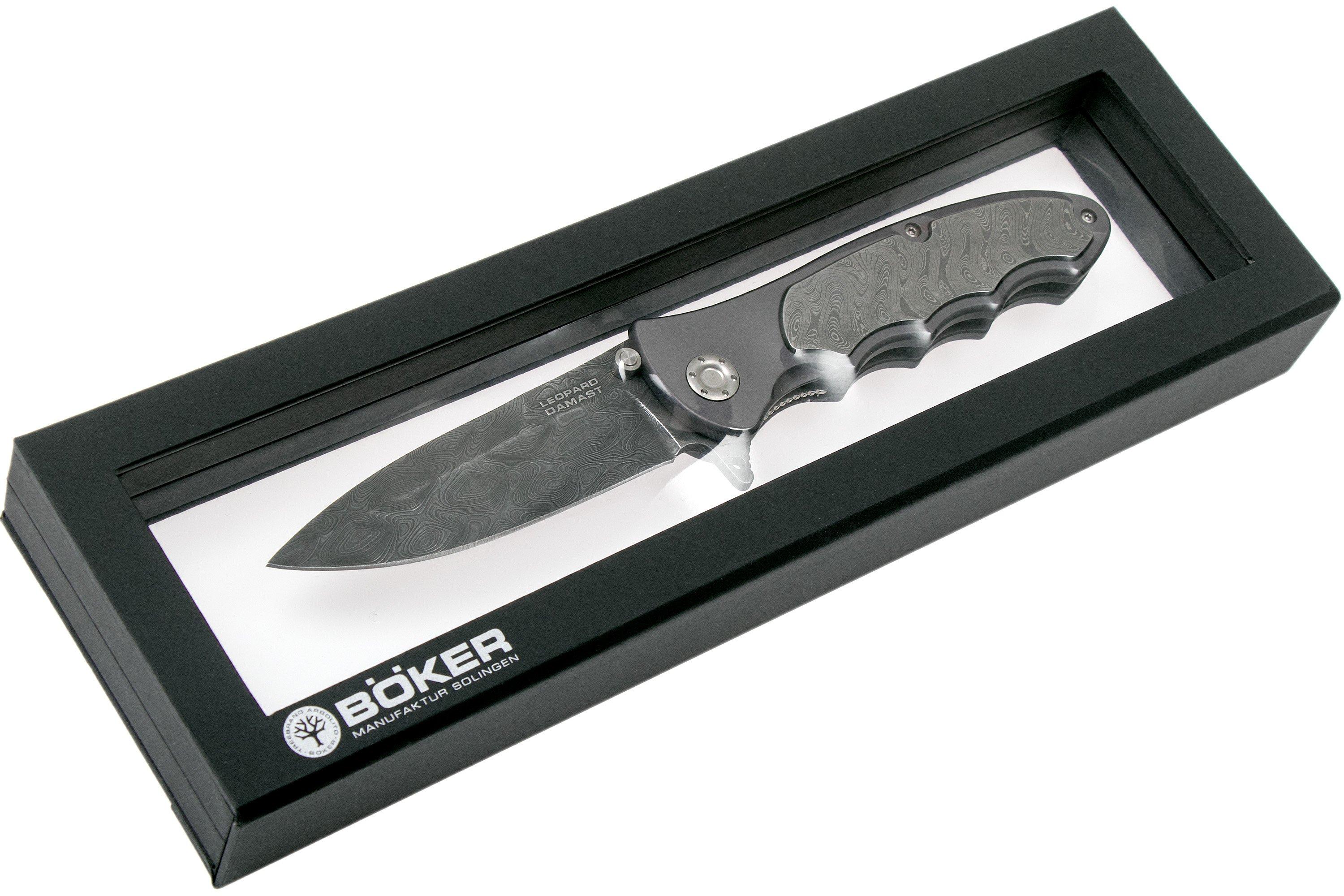 Böker LeopardDamascus III Collection 110237DAM Limited Edition pocket
