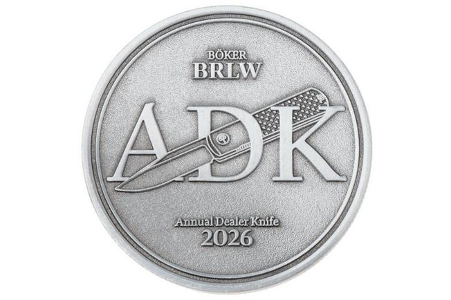 Bild für Böker Manufaktur Solingen 2026 ADK BRLW 110673 PVD MagnaCut, Red Richlite, Taschenmesser, Limited Edition, Fachhandelsmesser 