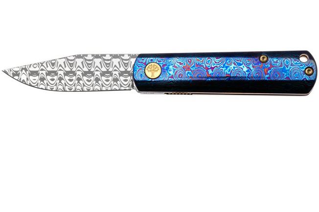 Bild für Böker Manufaktur Solingen BRLW Fulldress Damast 110675DAM, Damasteel Nidhogg Damascus, Mokuti, Taschenmesser, Limited Edition
