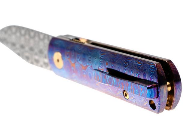 Bild für Böker Manufaktur Solingen BRLW Fulldress Damast 110675DAM, Damasteel Nidhogg Damascus, Mokuti, Taschenmesser, Limited Edition