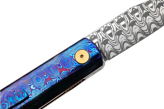 Bild für Böker Manufaktur Solingen BRLW Fulldress Damast 110675DAM, Damasteel Nidhogg Damascus, Mokuti, Taschenmesser, Limited Edition
