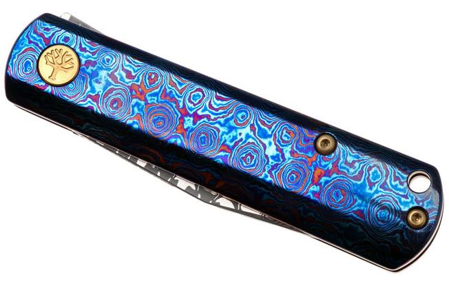 Bild für Böker Manufaktur Solingen BRLW Fulldress Damast 110675DAM, Damasteel Nidhogg Damascus, Mokuti, Taschenmesser, Limited Edition