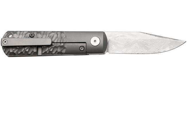 Bild für Böker Manufaktur Solingen BRLW Meteoritendamast Platinum Edition 110676DAM Hammered Titanium, Taschenmesser, Limited Edition
