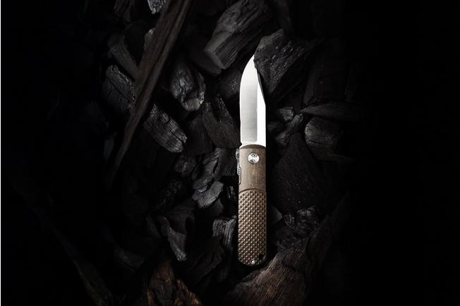 Afbeelding voor Böker BRLW 110676SOI MagnaCut, Richlite Chocolate Glacier, Limited Edition Knivesandtools Exclusive zakmes