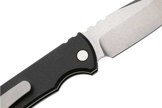 Afbeelding voor Böker Mini Redencion 42a, 110900 Stonewashed MagnaCut, Black Aluminum, zakmes, Ramon Chaves design