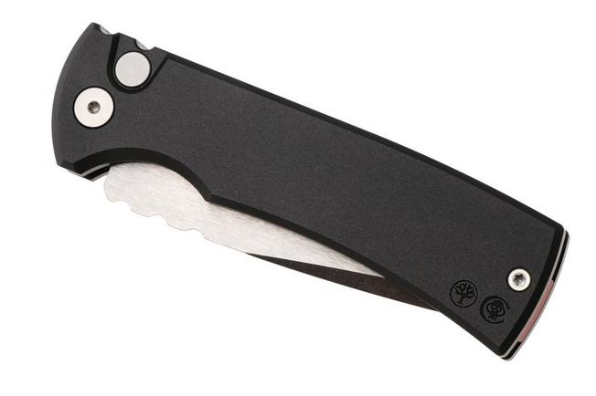 Afbeelding voor Böker Mini Redencion 42a, 110900 Stonewashed MagnaCut, Black Aluminum, zakmes, Ramon Chaves design