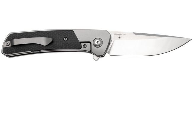 Afbeelding voor Böker Manufaktur Solingen Super Conductor 110901 Two-Tone MagnaCut, Titanium & Carbonfiber Inlay, zakmes