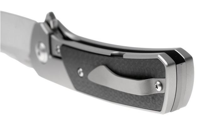 Afbeelding voor Böker Manufaktur Solingen Super Conductor 110901 Two-Tone MagnaCut, Titanium & Carbonfiber Inlay, zakmes