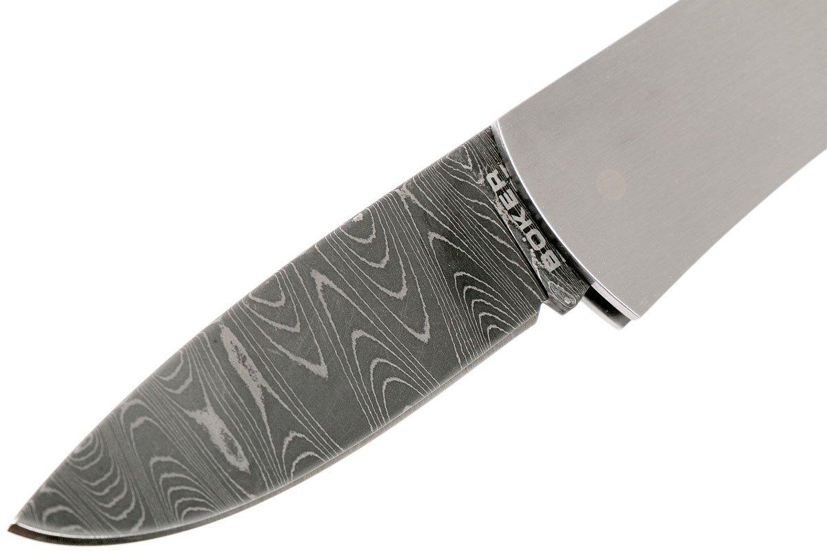 Böker Pocket Key Damascus 111017DAM key chain pocket knife ...