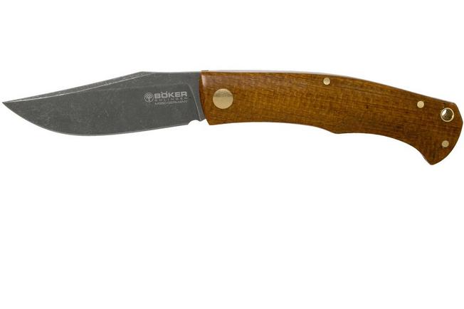Böker Boxer EDC Brown 111029 pocket knife, Raphael Durand design