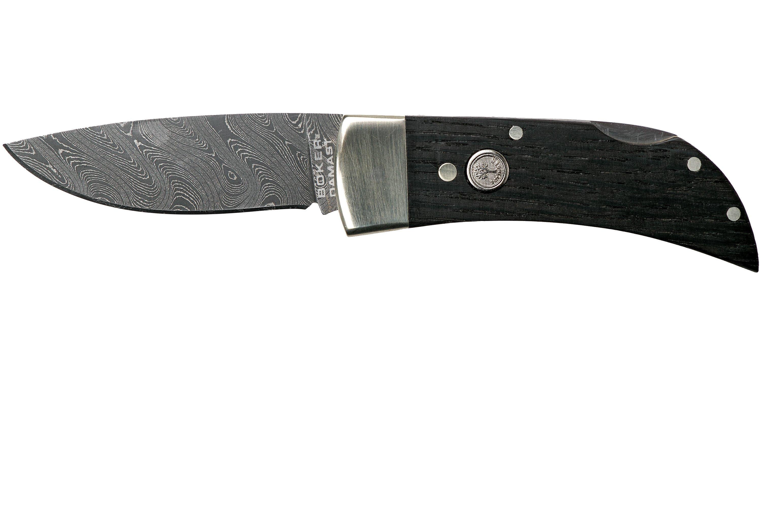Böker Pocket Bog Oak Damascus 111108DAM gentleman's knives