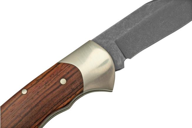 BOKER Rosewood Handle 2 blade Carbon Steel Trapper - KnifeCenter