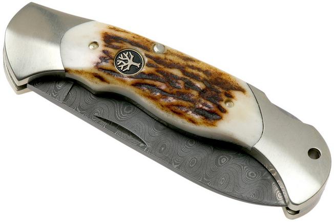 Boker Traditional Series 2.0 Hunter 2 Blade Folding Knife Stag