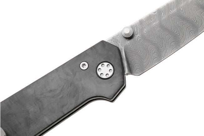 Bild für Böker Manufaktur Solingen 2026 Damast Annual Knife 1132026DAM Damascus, Marbled Carbonfiber, Taschenmesser, Burnley Design