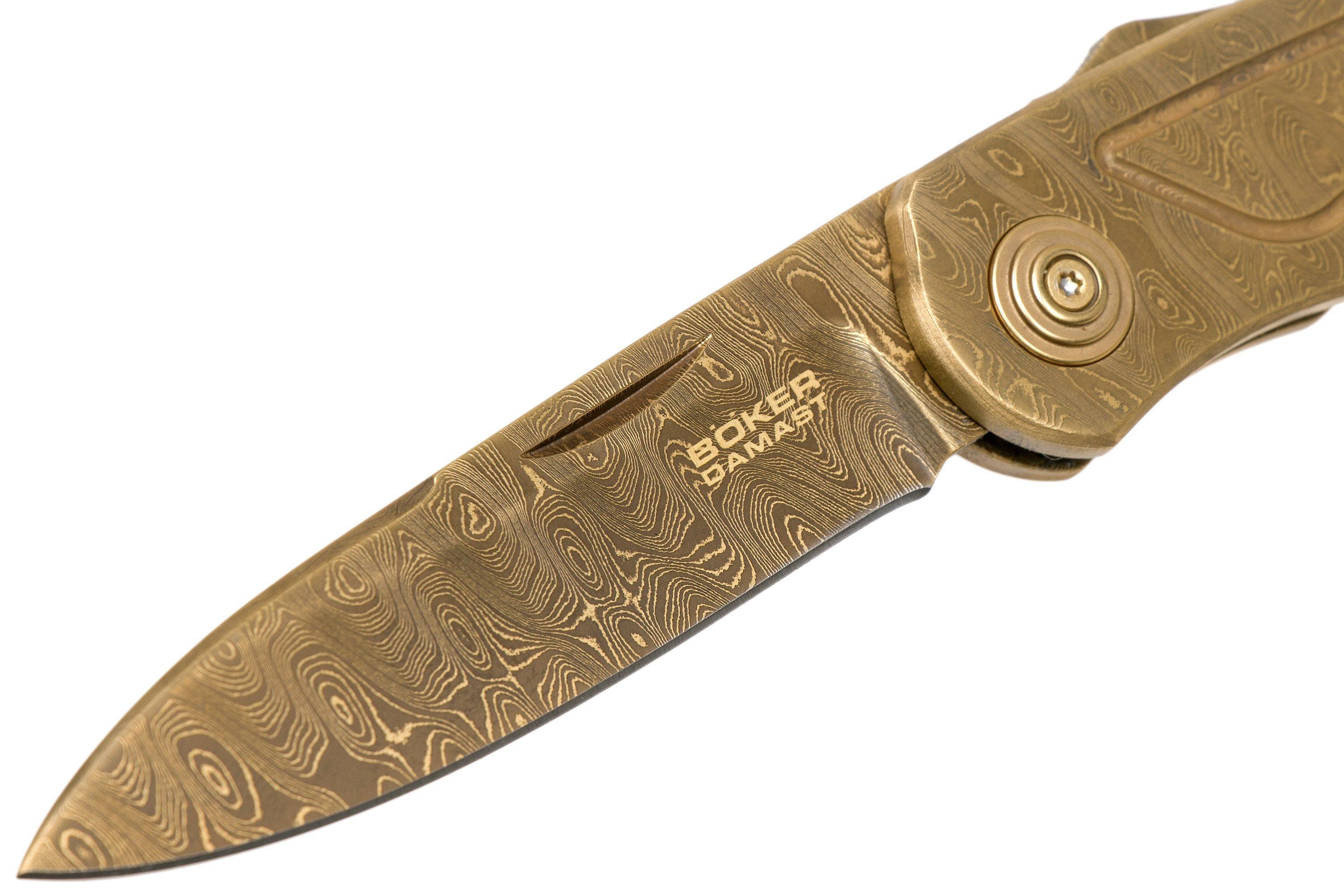 Böker Merlin Damascus Masterpiece Gold 113621DAM Limited Edition
