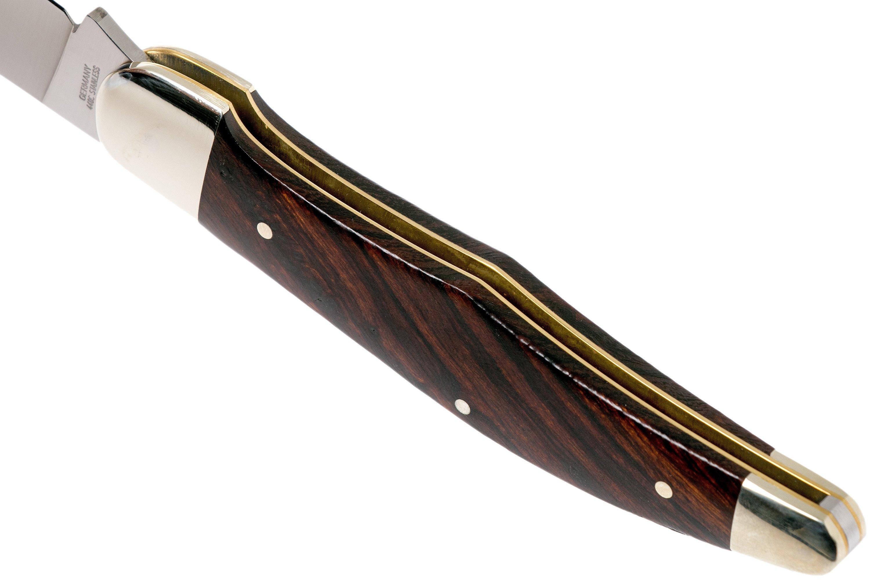Boker Camp Classic Pocket Knife 4034 Steel Blade Ironwood Handle