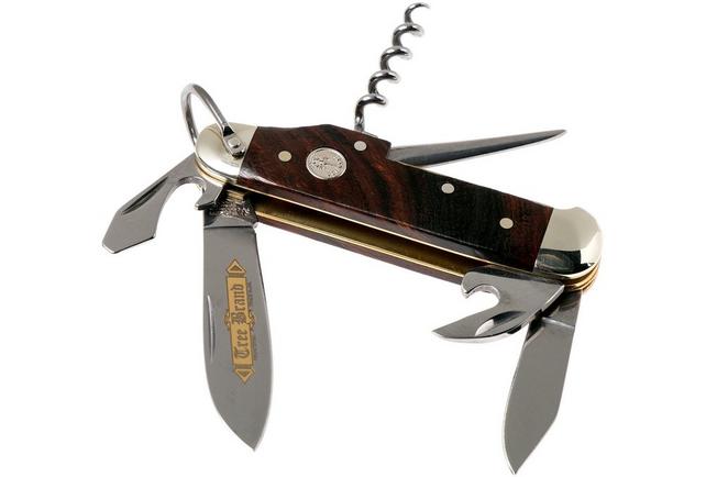 Boker Classic Gold Camp Knife Desert Ironwood Pocketknife (3.5 in. Closed)  114051