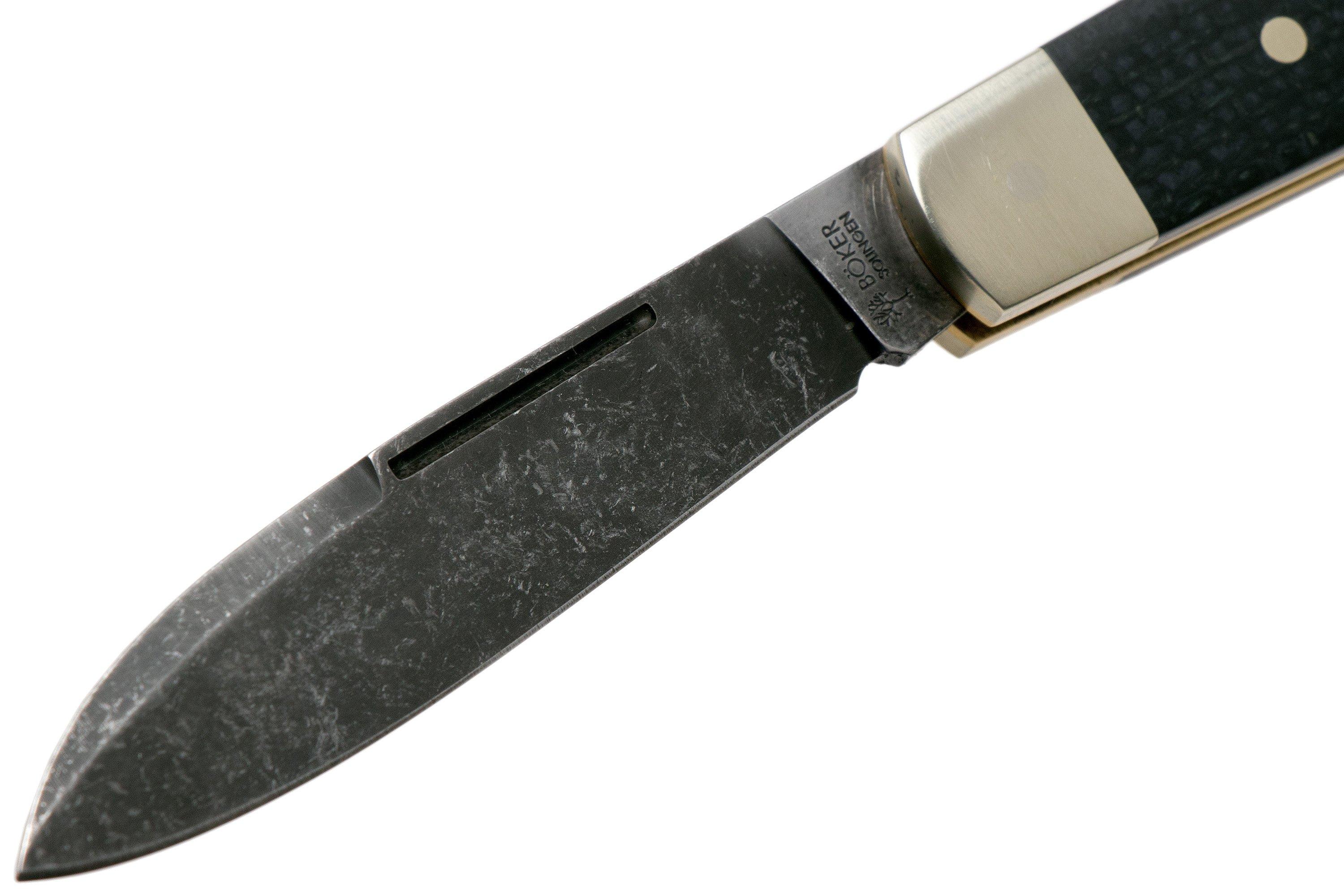 Böker Barlow Prime Jute Micarta 114942 pocket knife | Advantageously ...