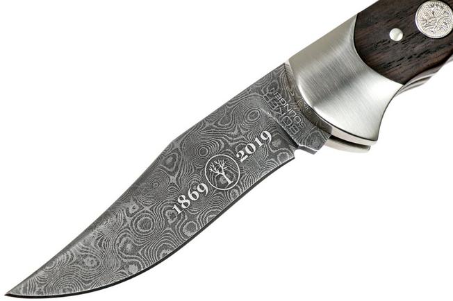 Afbeelding voor Böker Scout 115120DAM Steam Engine Damascus zakmes